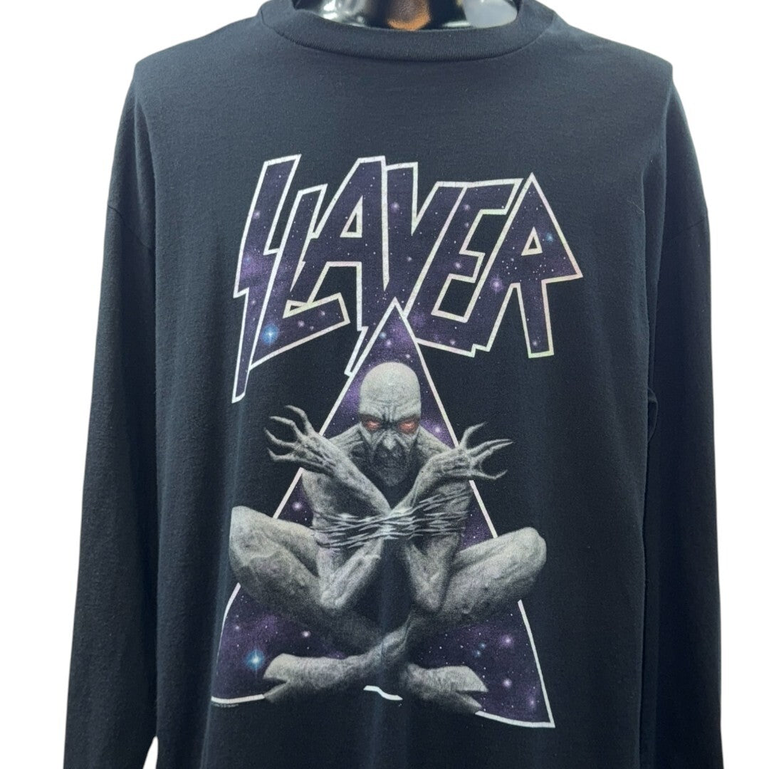 Slayer 90s Alien Graphic T-Shirt Size XL