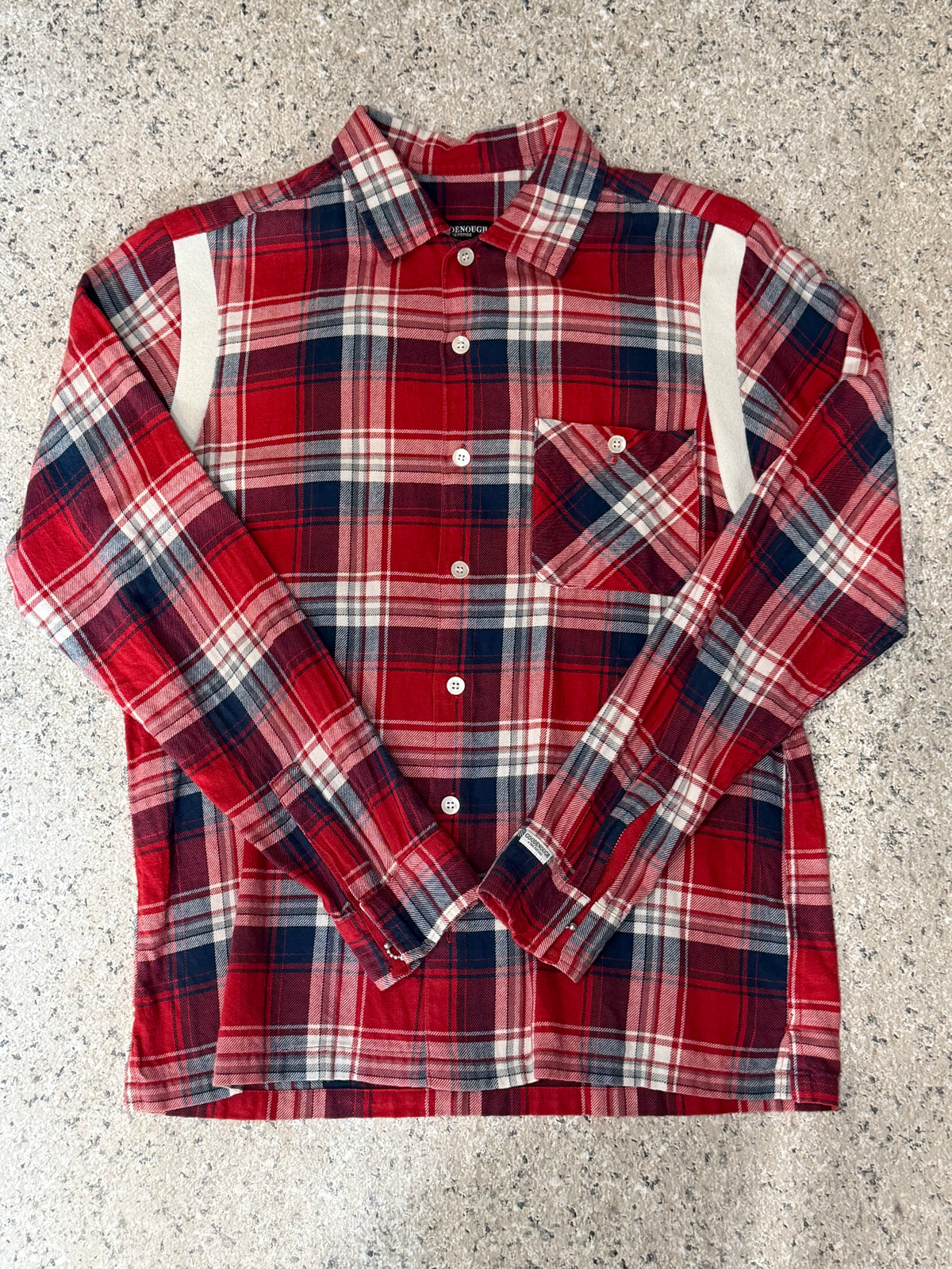 GOODENOUGH Blackboard Jungle Flannel Shirt Red Size 2