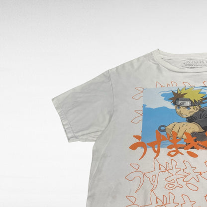 NARUTO T-Shirt White Size M