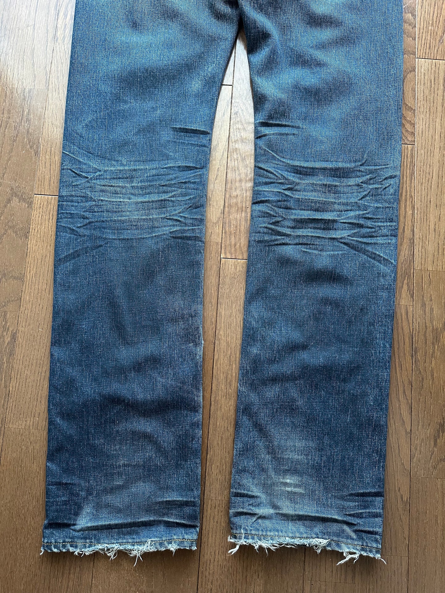 Dior Homme SS03 Mud Waxed Clawmark Jeans