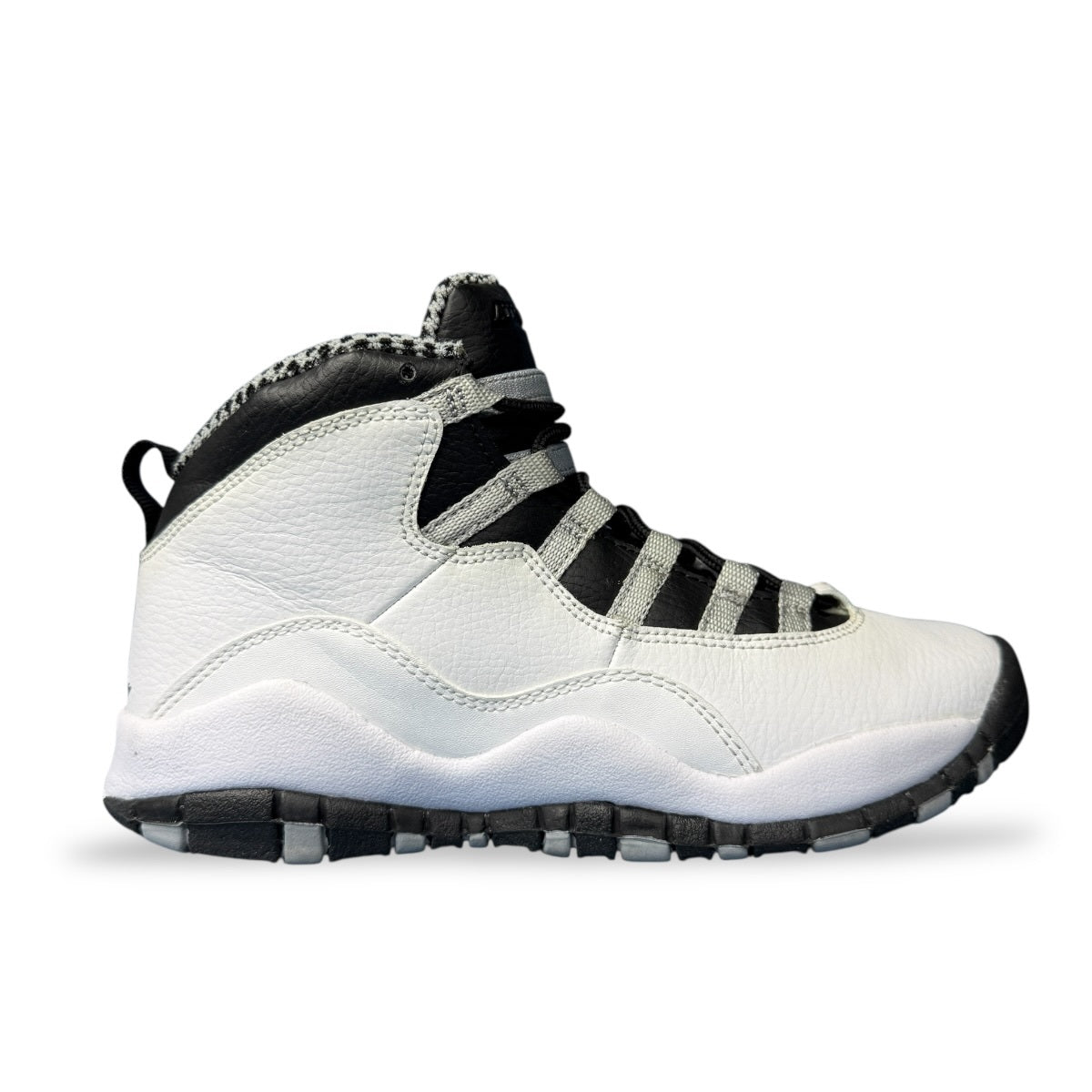 Nike 10 Steel Air Jordan Sneakers Black x White