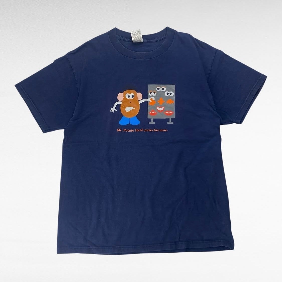 Fruit Of The Loom 00s T-Shirt Blue Size L