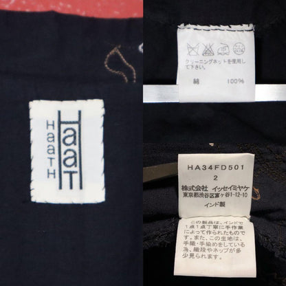 Vintage HaaT ISSEY MIYAKE Hand-Woven Embroidered Coat Size 2