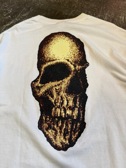Vintage SANTA CRUZ White Cotton Tee Size L