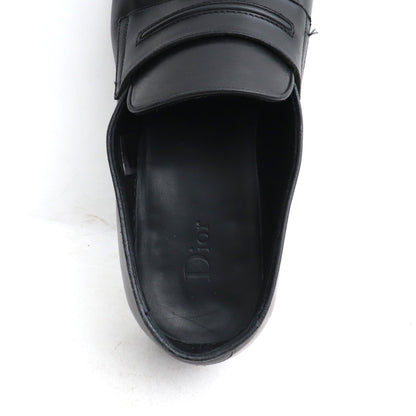 DIOR Leather Loafers Black Size EU 41