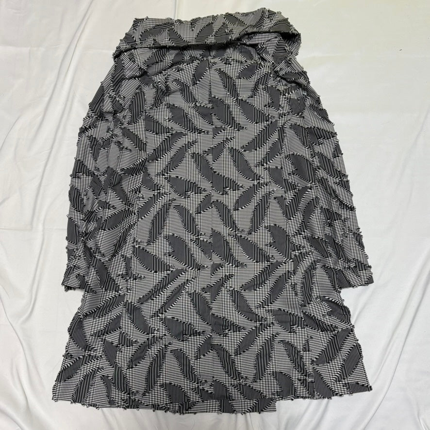 HaaT ISSEY MIYAKE 2019AW Leaf Pattern Long Coat Size 4