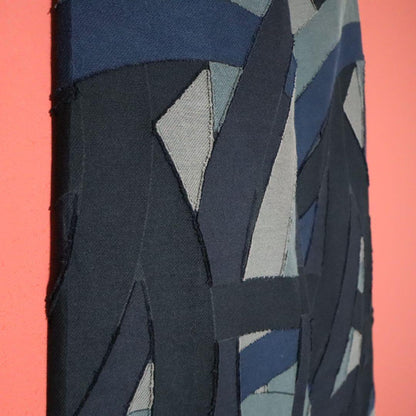 ISSEY MIYAKE 00s Reconstructed Patchwork Pants Black Size 1