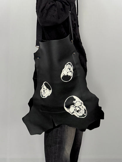 Beauty Beast Black Skull Bag