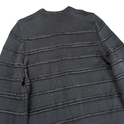 Salvatore Ferragamo Double Zip Up Cardigan Gray Size M