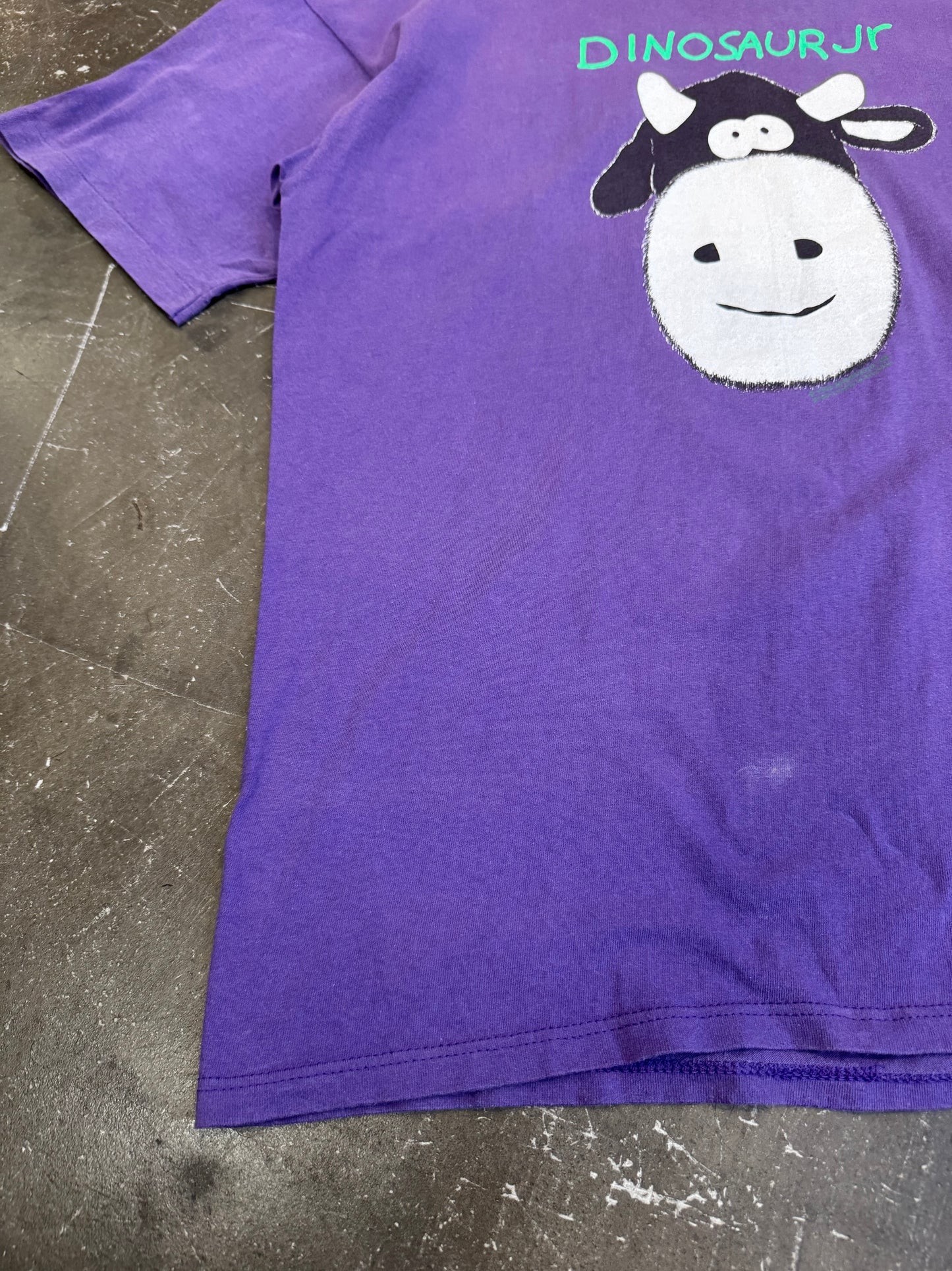 Vintage DINOSAUR Jr Purple Cotton T-Shirt Size XL