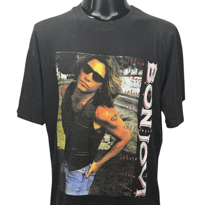 BON JOVI 90s "THESE DAYS 1996 TOUR" Vintage T-Shirt Size L