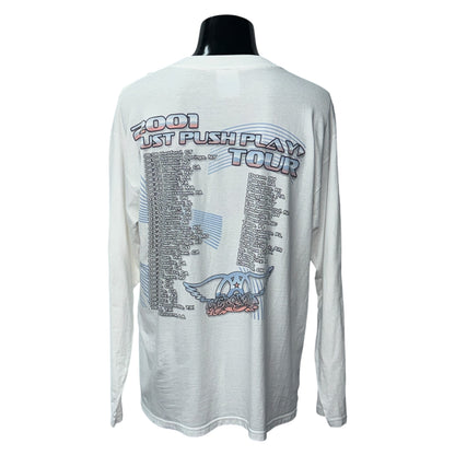AEROSMITH 00s JUST PUSH PLAY TOUR 2001 Sorayama Long Sleeve Size L