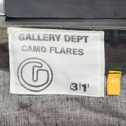 GALLERY DEPT. Camo Flare Carpenter Pants Khaki Size 31