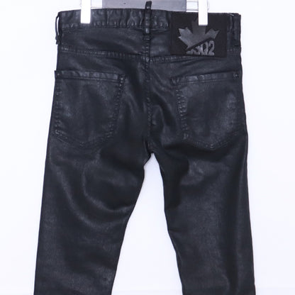 Dsquared2 COOL GUY JEAN Coated Skinny Black 22AW Size 44