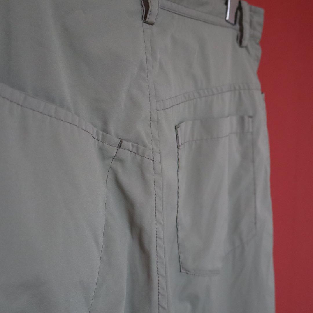 Yohji Yamamoto 19SS Garment Dyed Stitch Sarouel Pants Size 1