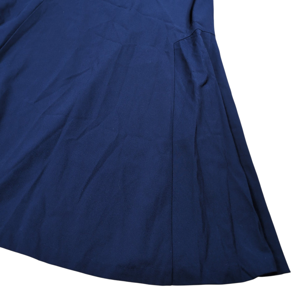 Y's Navy Wool Gabardine No Sleeve One Piece