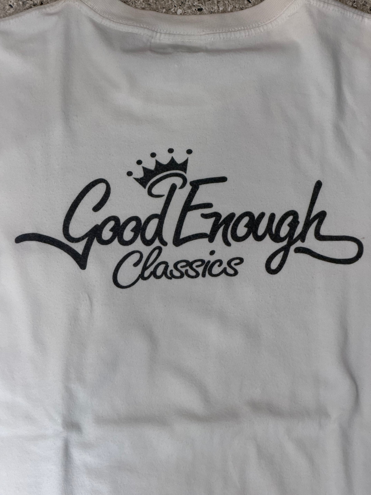 GOODENOUGH Classics Logo T-Shirt White Size L