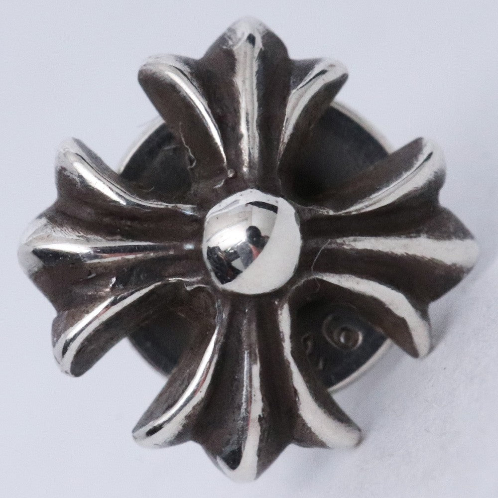 CHROME HEARTS No2 CH Plus Stud Earrings Silver Size F