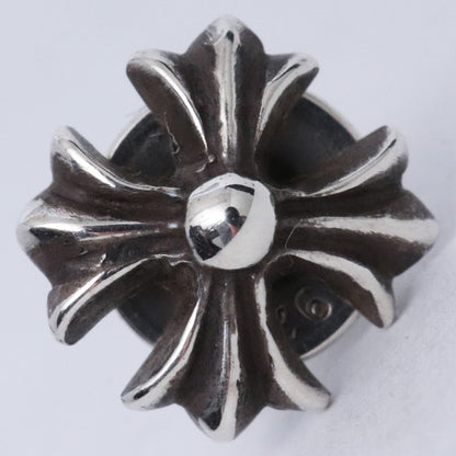 CHROME HEARTS No2 CH Plus Stud Earrings Silver Size F
