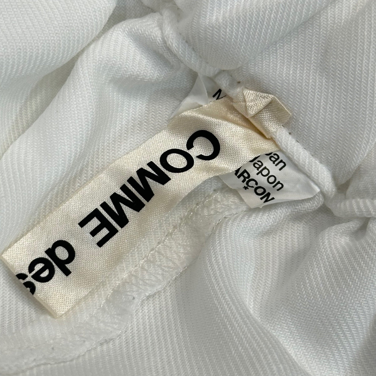 COMME des GARCONS 26SS Wide Sarouel Pants White Size S