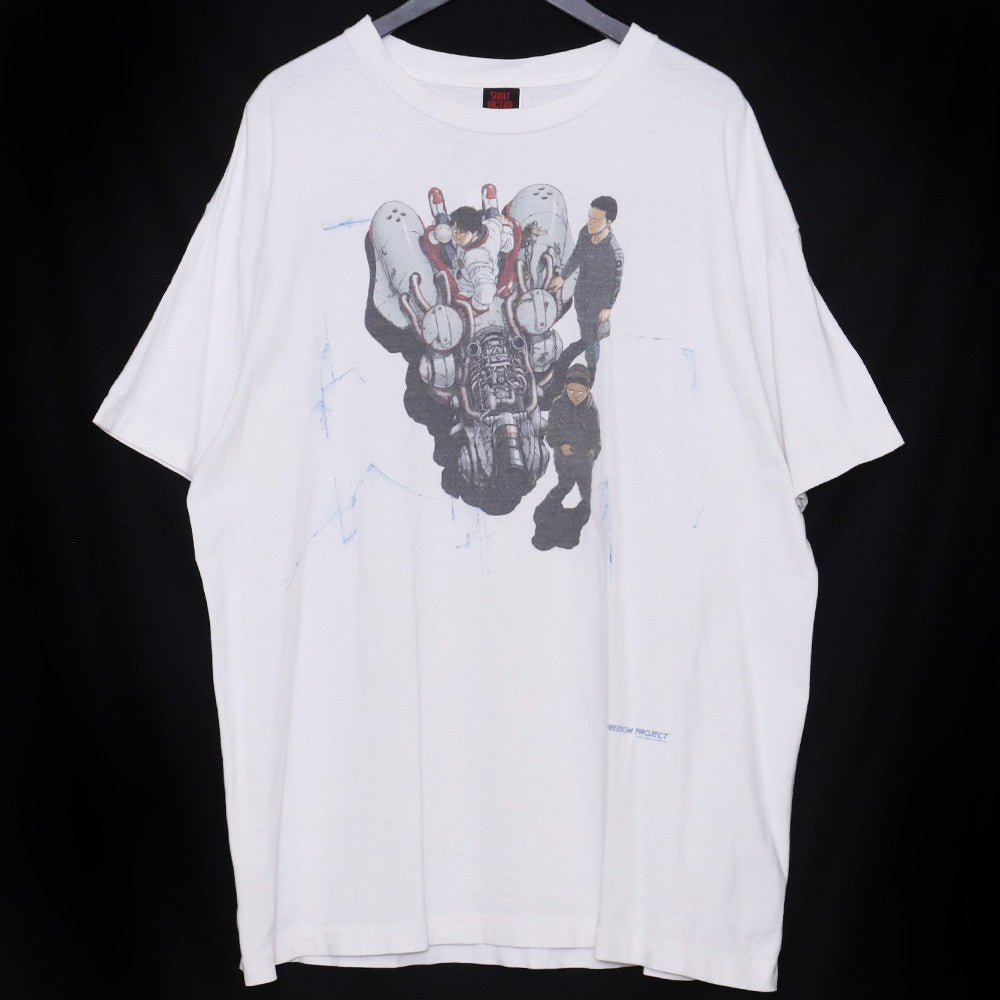 Saint Michael FD-SS TEE / BIKE T-Shirt White Size XL