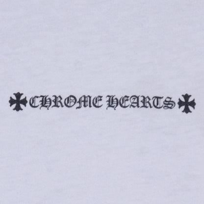 CHROME HEARTS Back Arch Logo CH Plus T-Shirt White Size M