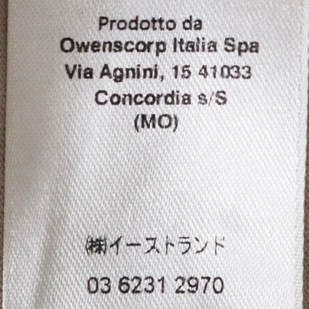 RICK OWENS Grid Crewneck T-Shirt Ivory Size M