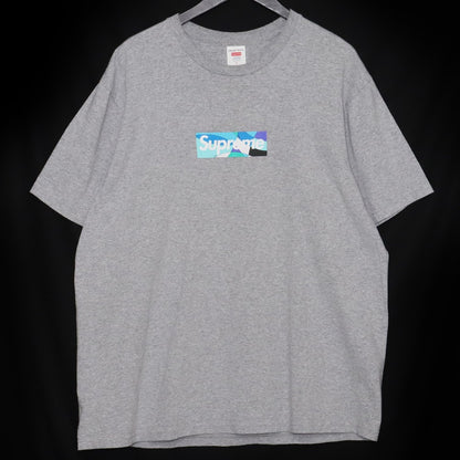 SUPREME 21SS Emilio Pucci Box Logo T-Shirt Gray Size L