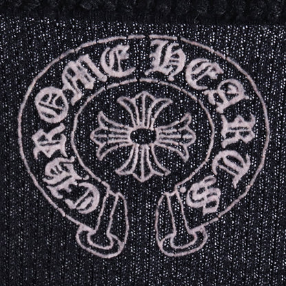 CHROME HEARTS Old Horseshoe CH+ Thermal Long Sleeve Tee Black Size M