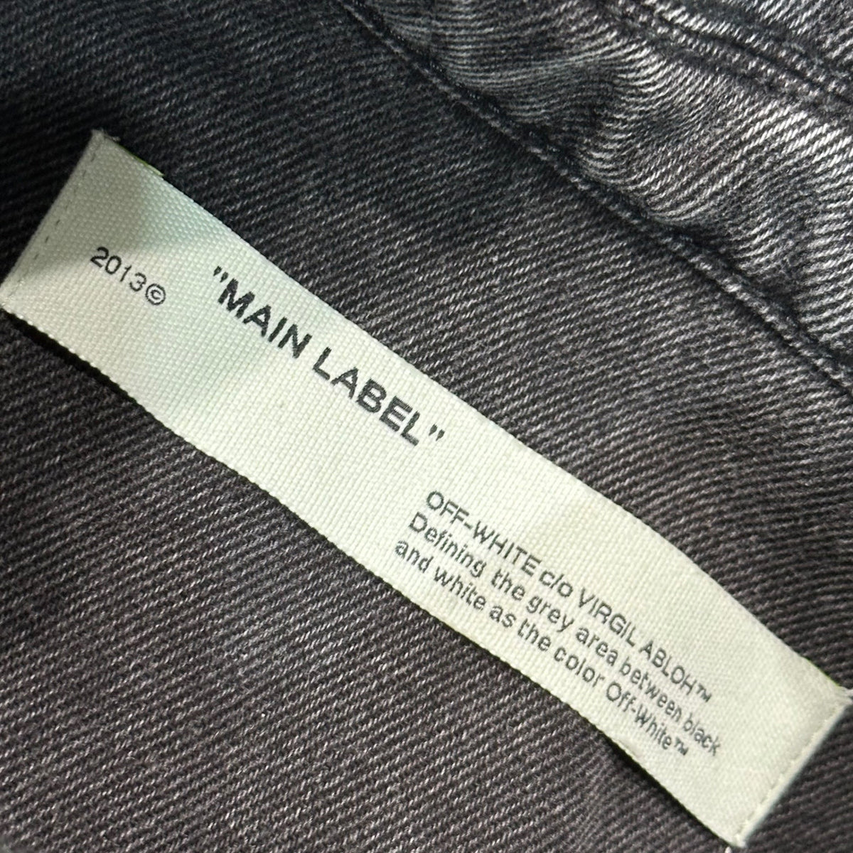 Off-White Arrow Oversize Denim Jacket Black Size M