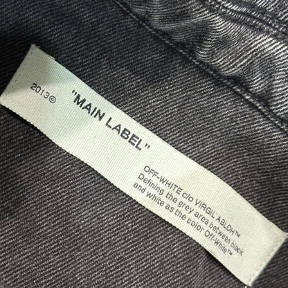 Off-White Arrow Oversize Denim Jacket Black Size M