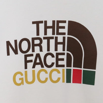 GUCCI x The North Face Logo Sweatshirt Beige Sweatshirt Size S