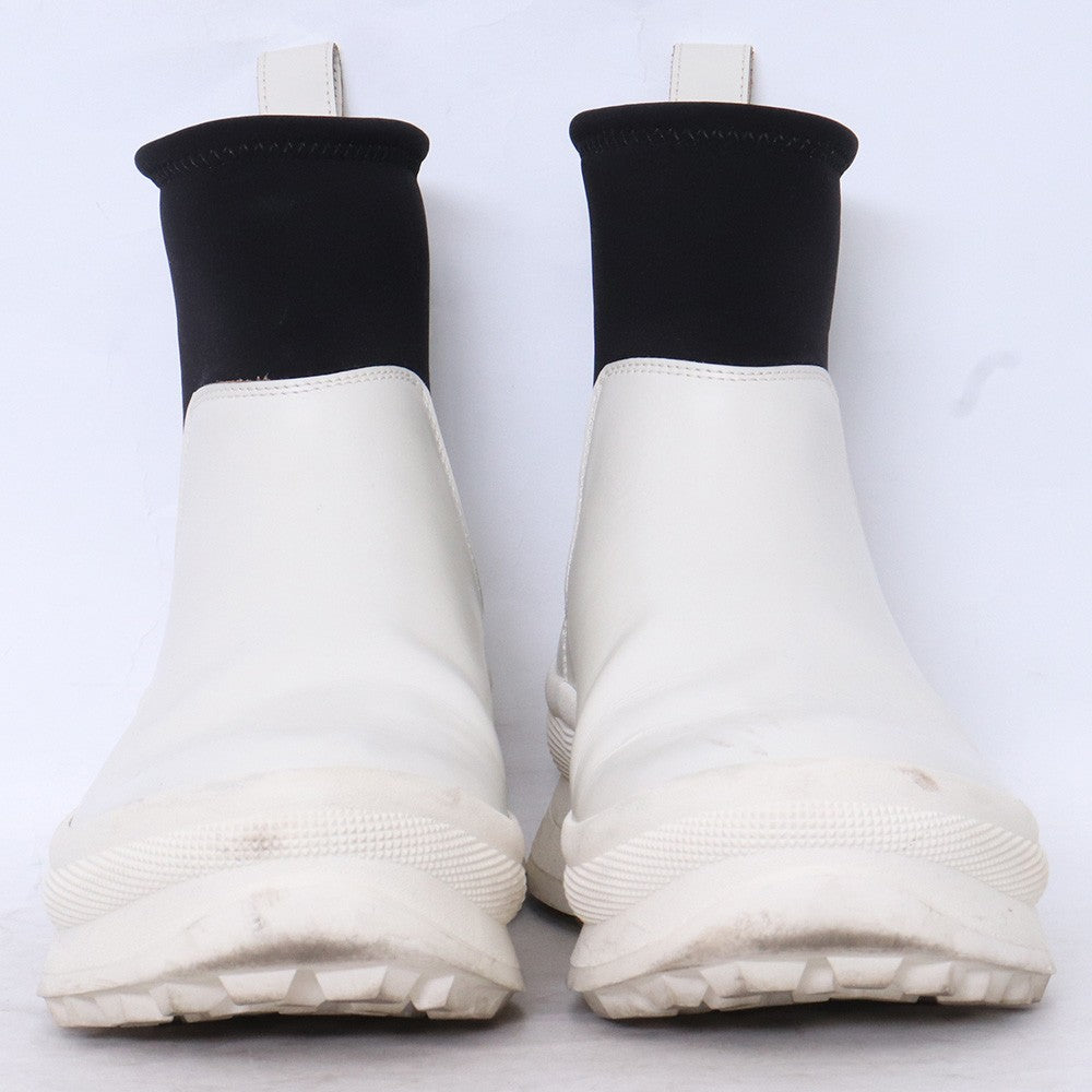 JIL SANDER Chelsea Boots White Size EU 42