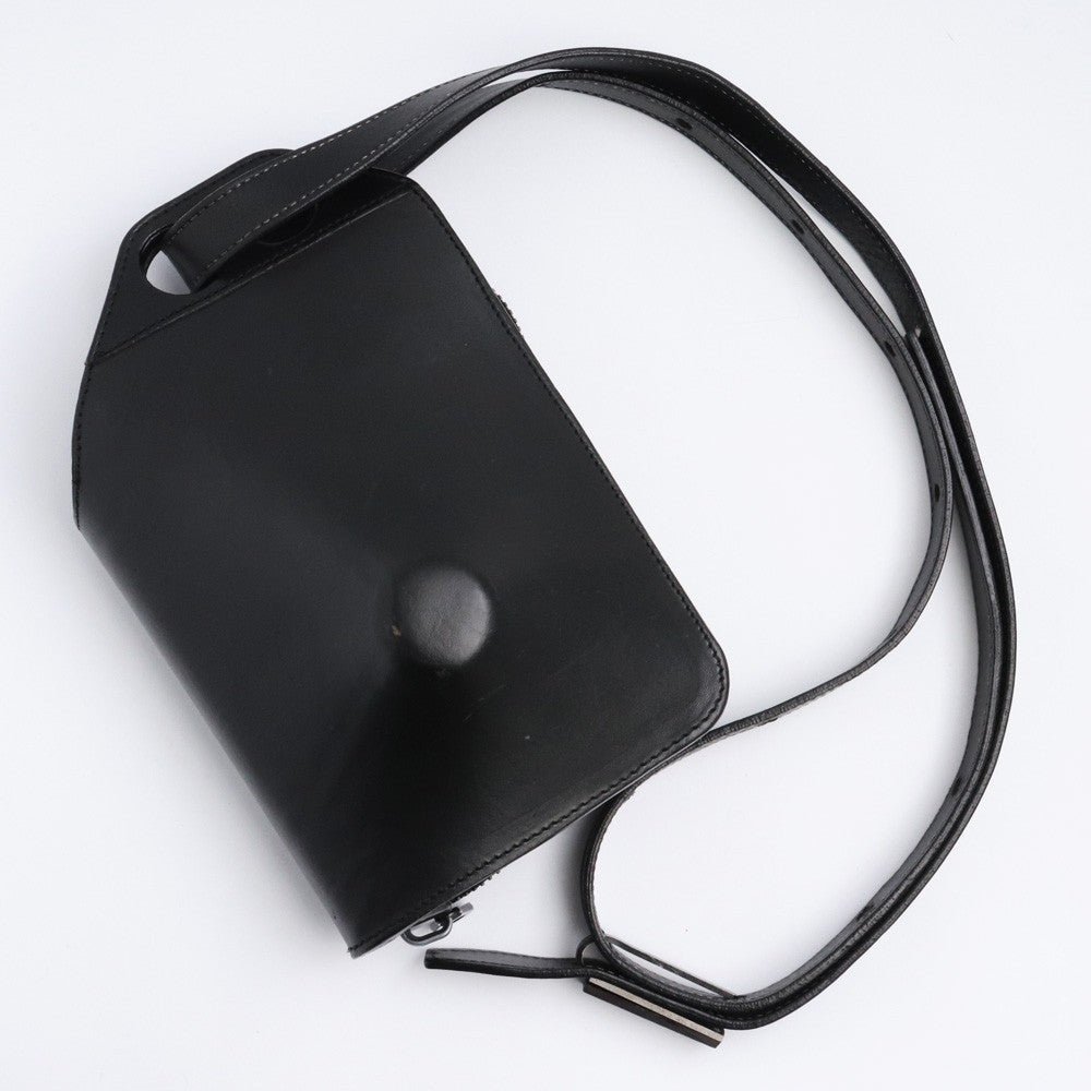 KHOURIANBEER Leather Shoulder Bag Black