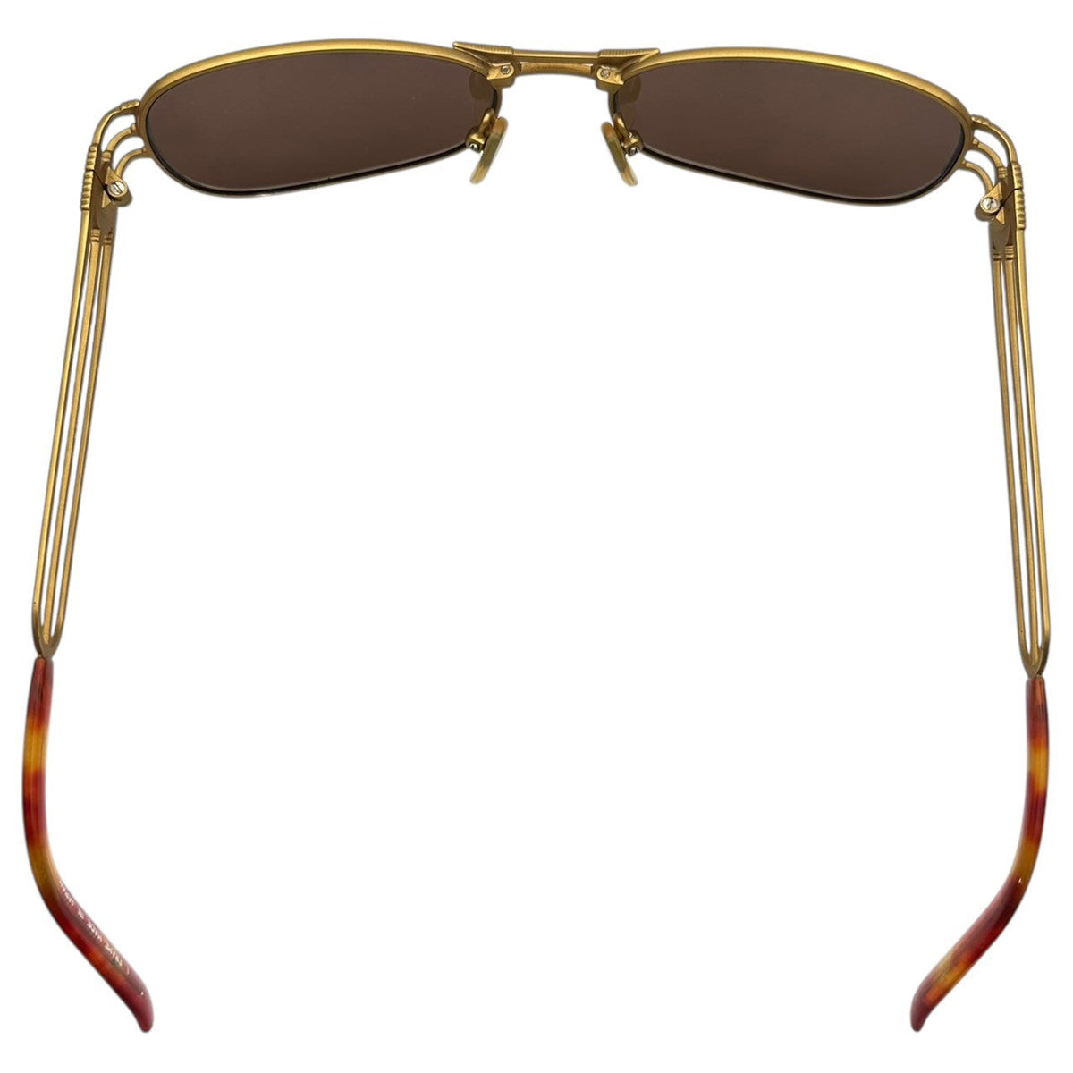 Jean Paul GAULTIER 80s Vintage JPG 3 Sunglasses Gold/Brown