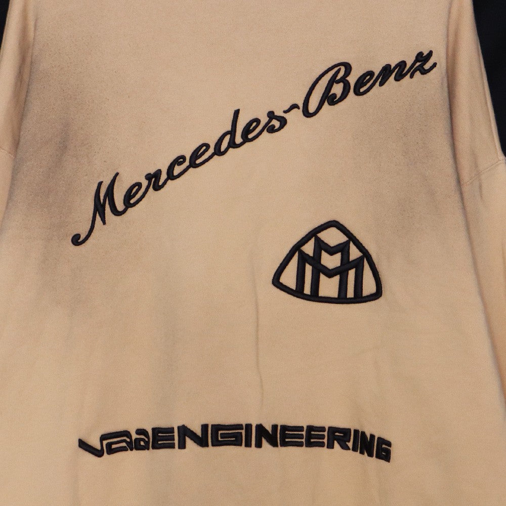 OFF-WHITE × MERCEDES-BENZ Project Crewneck Beige Size M