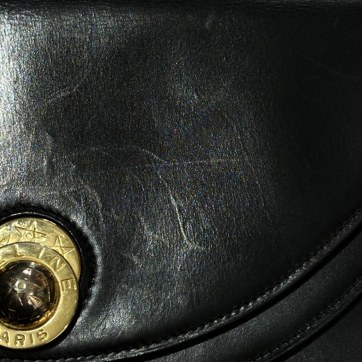 CELINE Vintage Star Ball Logo 2-Way Shoulder Bag
