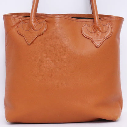 CHROME HEARTS FS Tote Cemetery Cross Bag Brown Size F