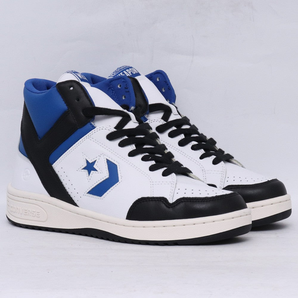 CONVERSE FRAGMENT DESIGN Weapon Mid White Blue Sneakers Size 27cm