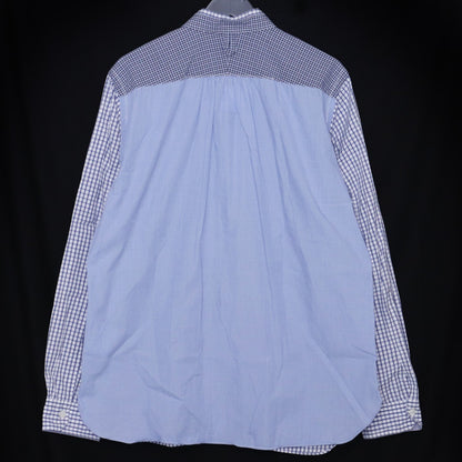JUNYA WATANABE MAN Cotton Gingham Button-Up Shirt Size L