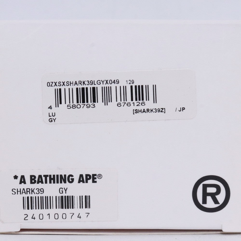 Bape 24SS Shark Gray Sunglasses 49-19-145