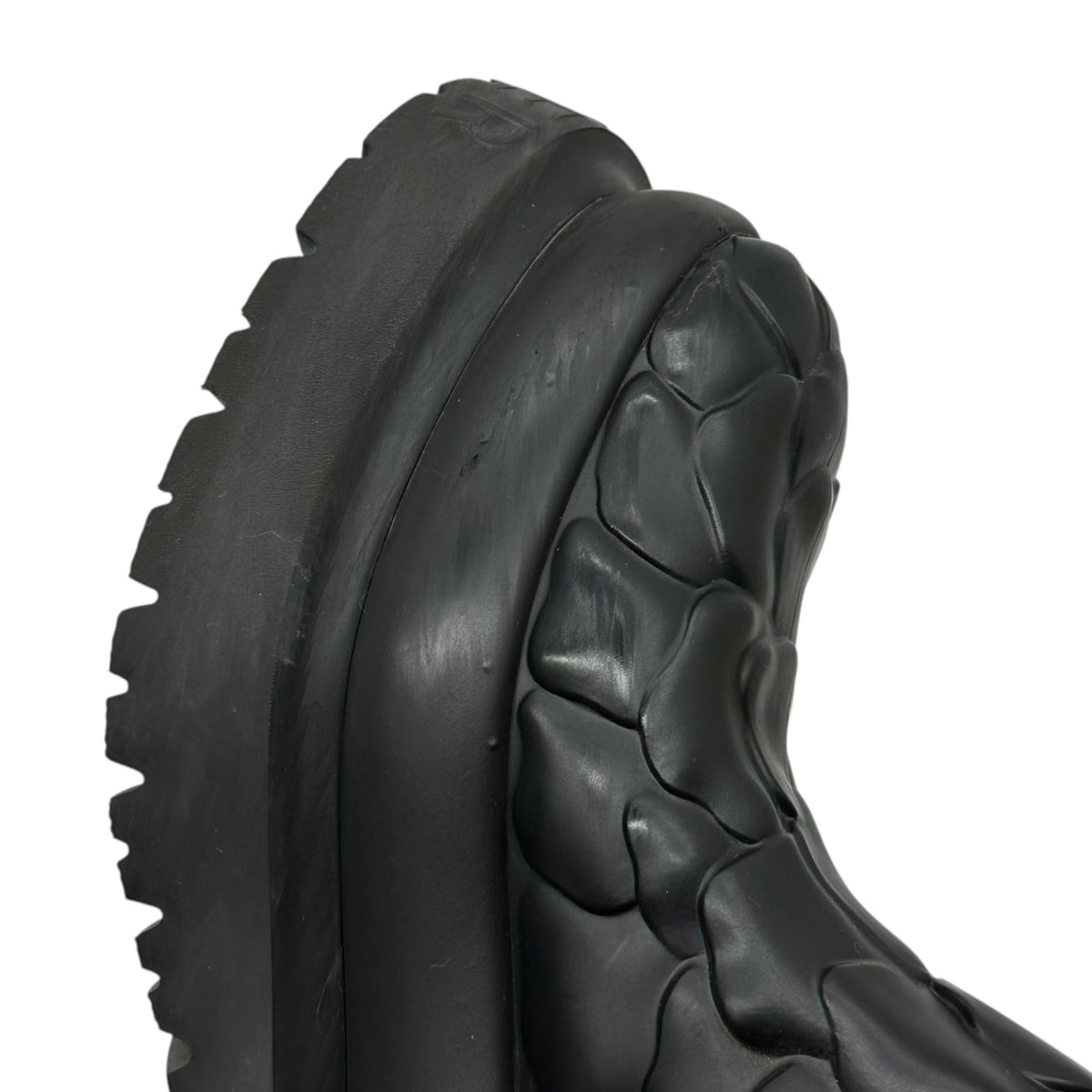 VALENTINO Atelier 03 Rose Rubber Platform Rain Boots Size 38