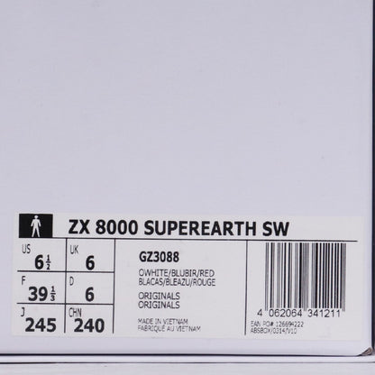 ADIDAS SEAN WOTHERSPOON ZX 8000 Super Earth Sneakers Size 24.5cm
