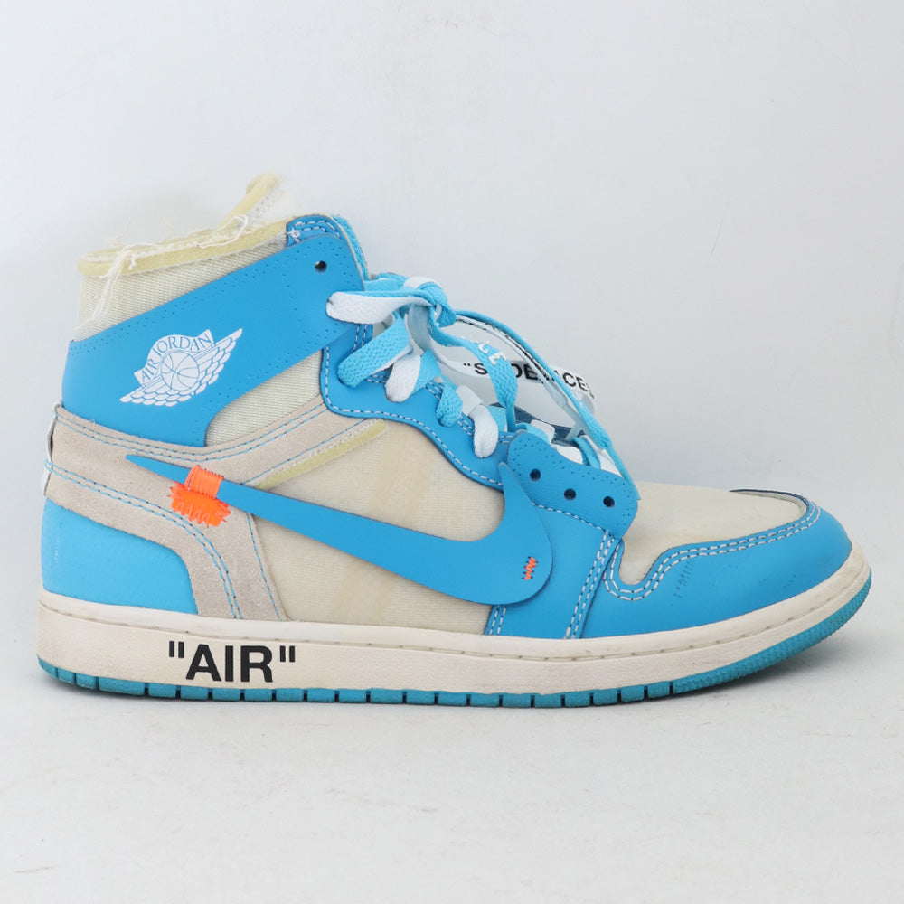 Off-White Air Jordan 1 High UNC White Sneakers Size 26cm