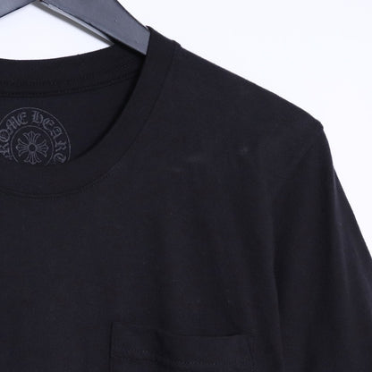 CHROME HEARTS Horseshoe Logo Pocket T-Shirt Black Size S