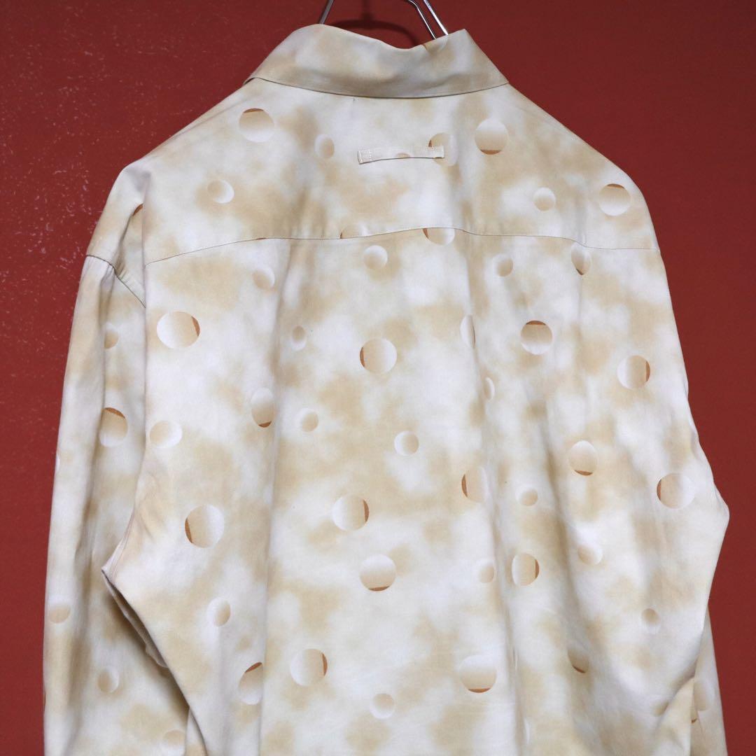 Jean Paul Gaultier Gradation Dot Shirt Beige Size 50