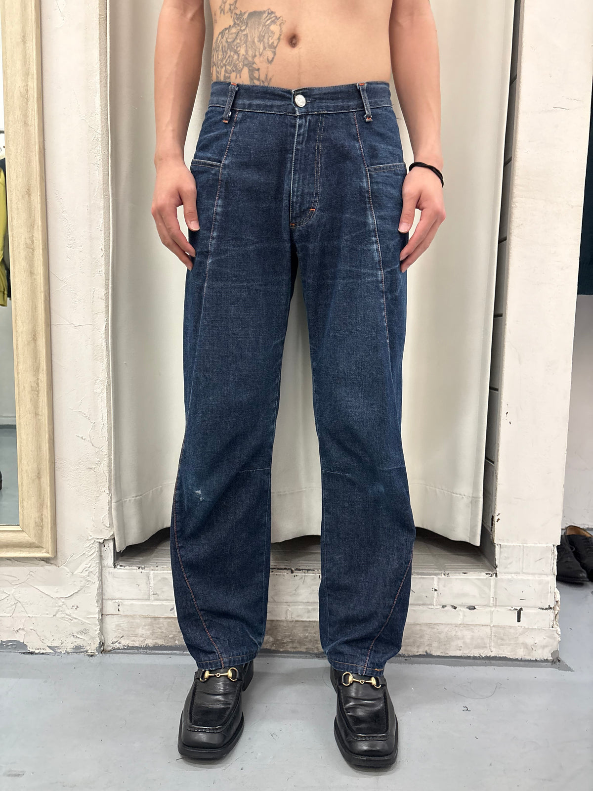 W&LT Pants Blue