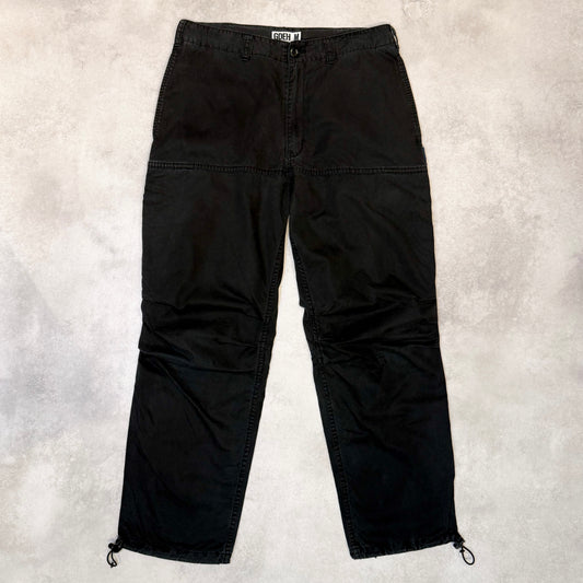 GOOD ENOUGH 90s Y2K Faded Cotton Pants Black Size M