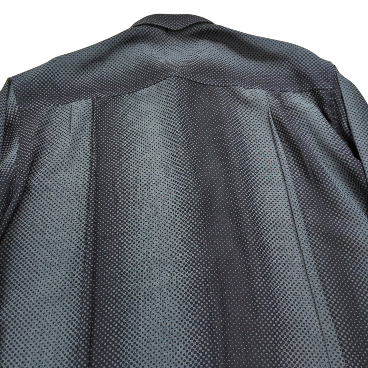 BALENCIAGA 90s BB Logo Oversized Button Shirt Navy Size L
