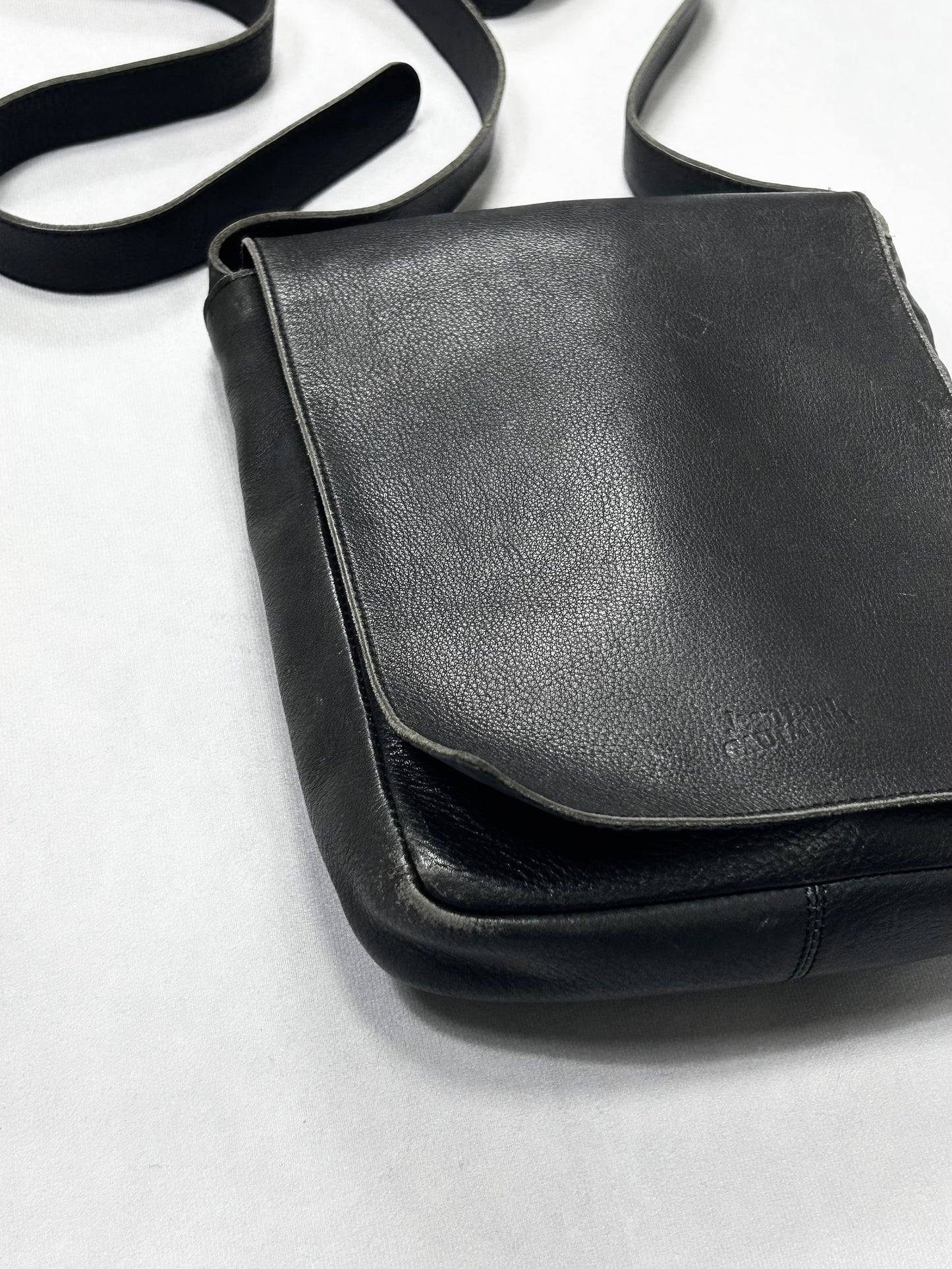 Jean Paul Gaultier classic postman bag Black